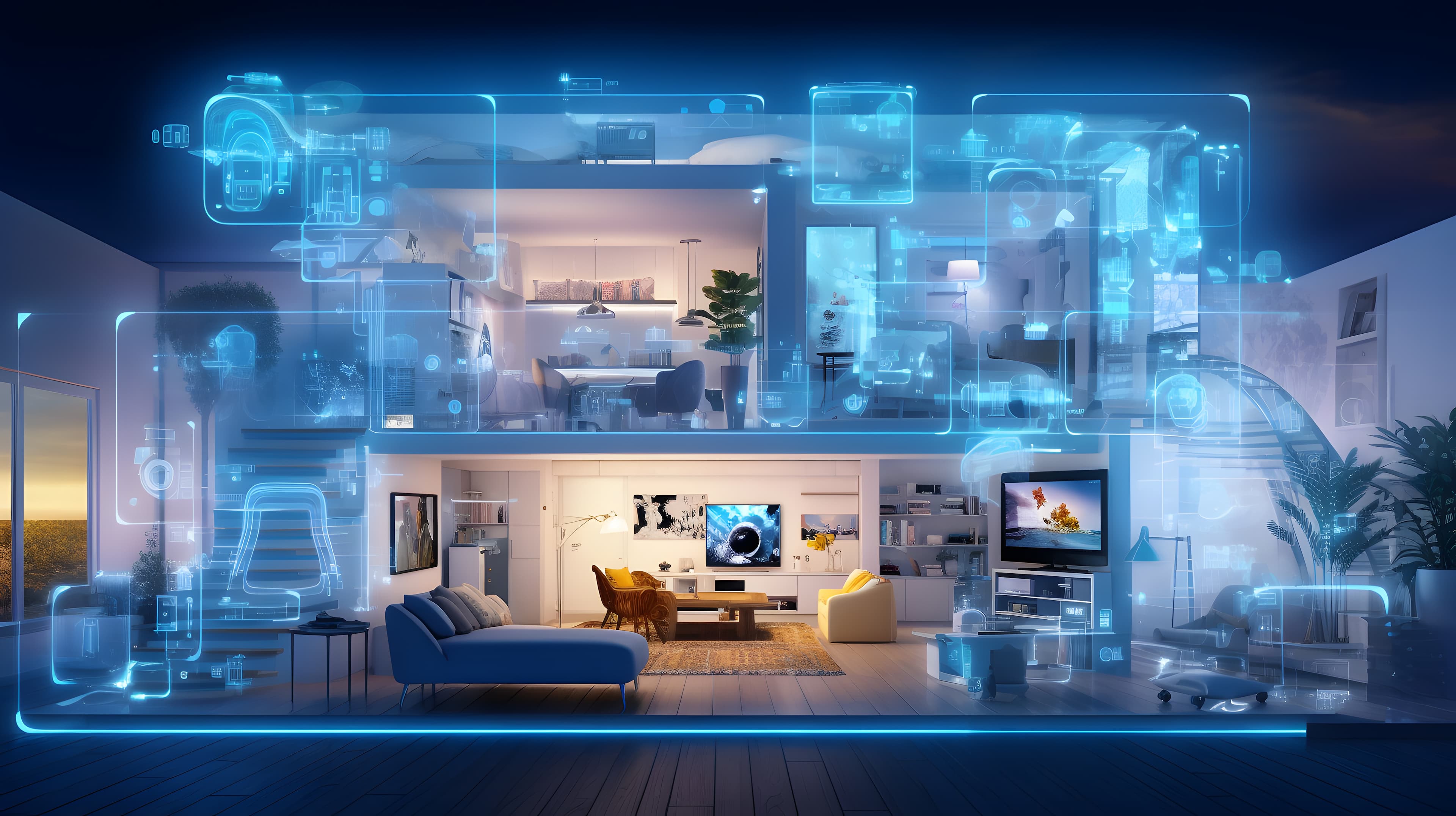 Tableau électrique remis à neuf avec éclairage LED et commande domotique